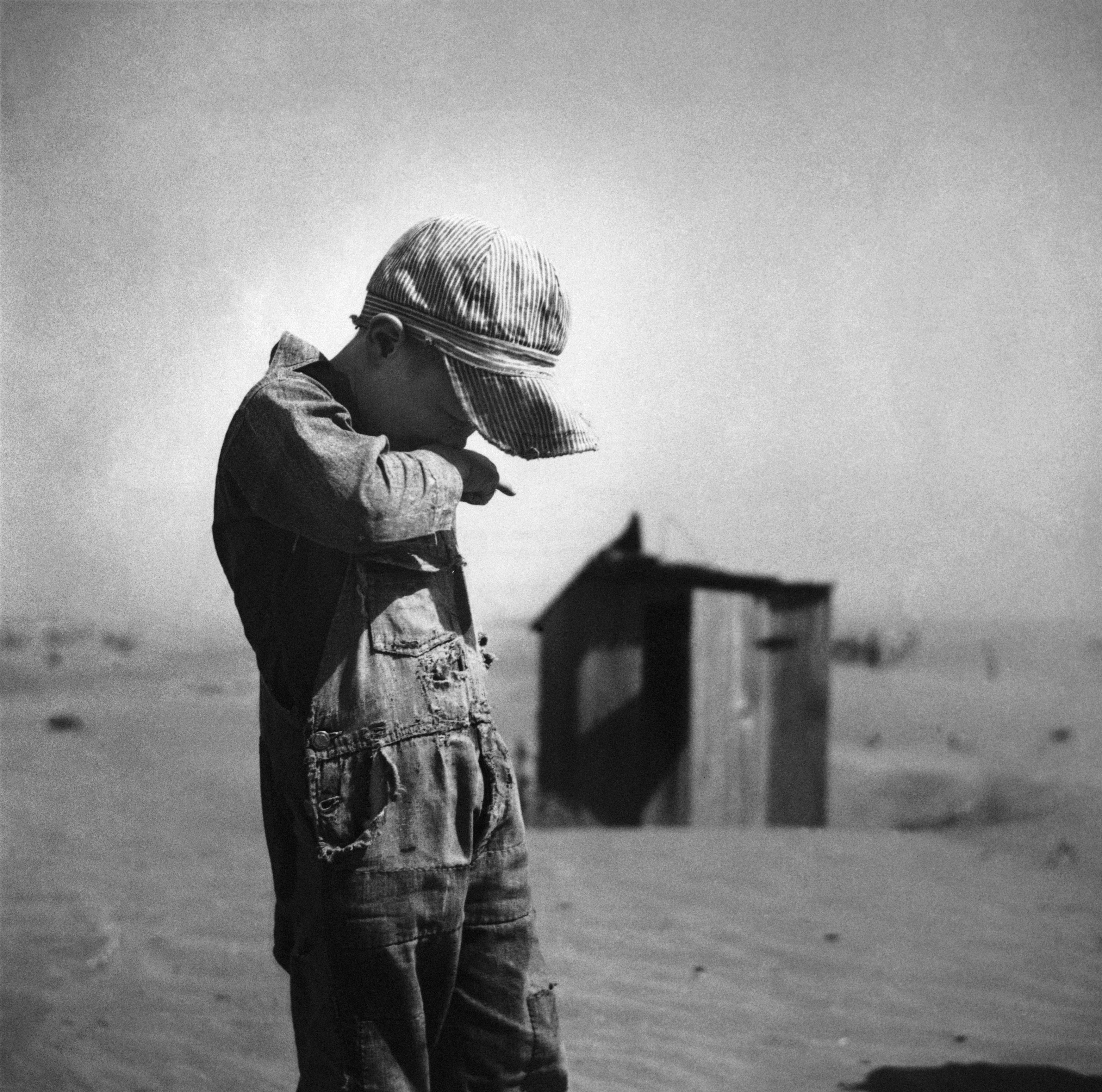 Boy in Dust Bowl