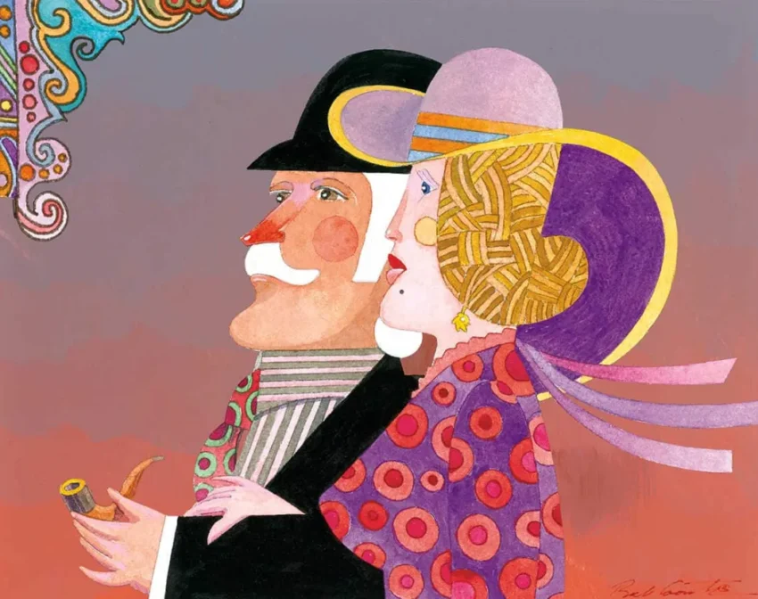 “Ilustración pop art de Bob Coonts, arte contemporáneo estadounidense”