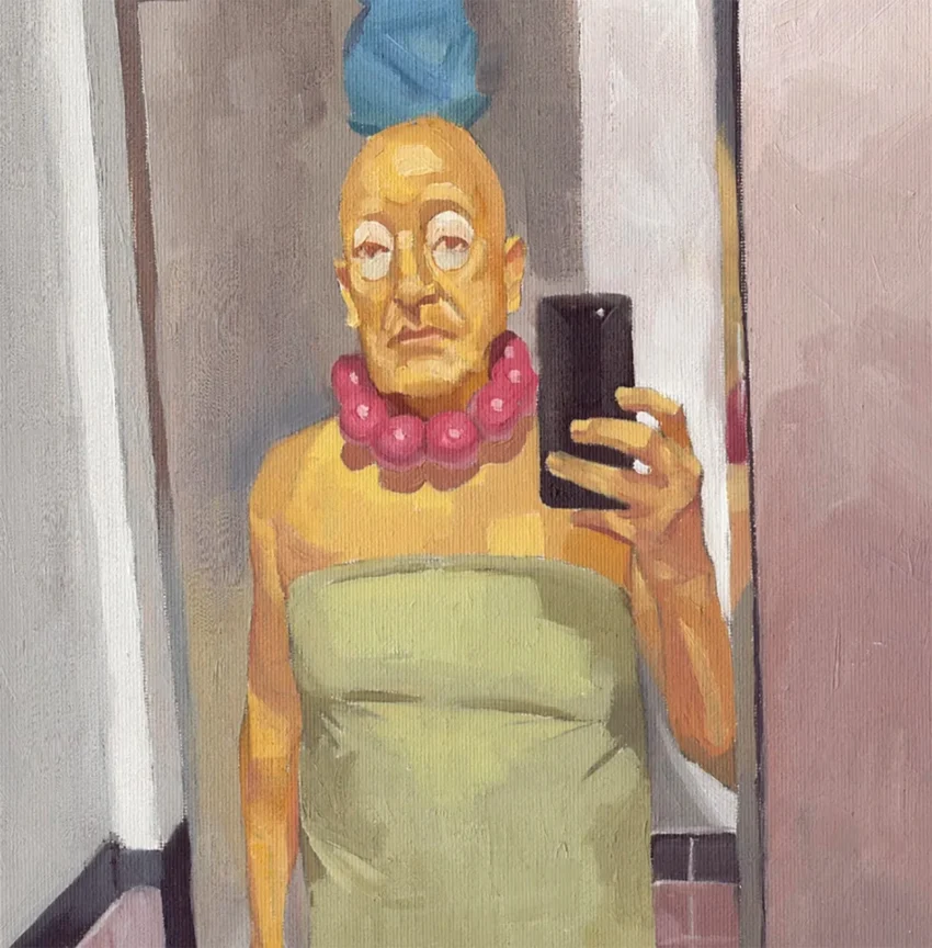 Retrato contemporáneo de @danielarthury _Marge bootleg