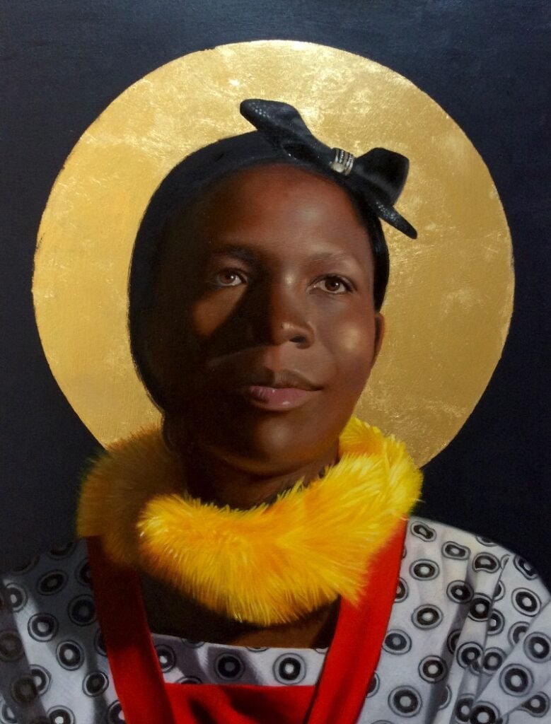 Retrato de Ian Goldsmith de una mujer de color