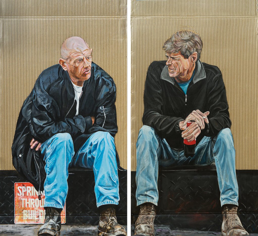 Los retratos ilustrativos de Ann Strassman se sitúan en un territorio donde la observación íntima y la libertad gráfica dialogan de forma constante.