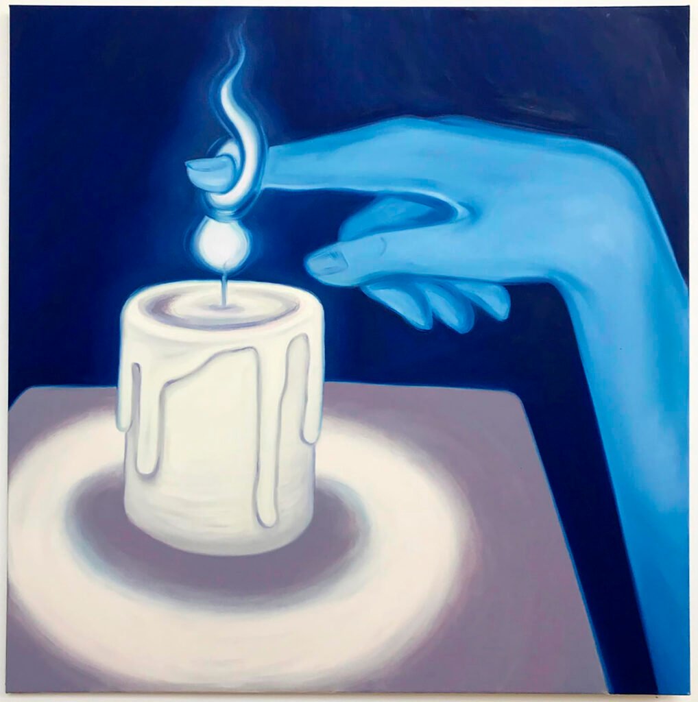 Una pintura narrativa que difumina las fronteras entre realidad y ficción, cuya clave de comprensión se le escapa al espectador y le deja plena libertad de interpretación.