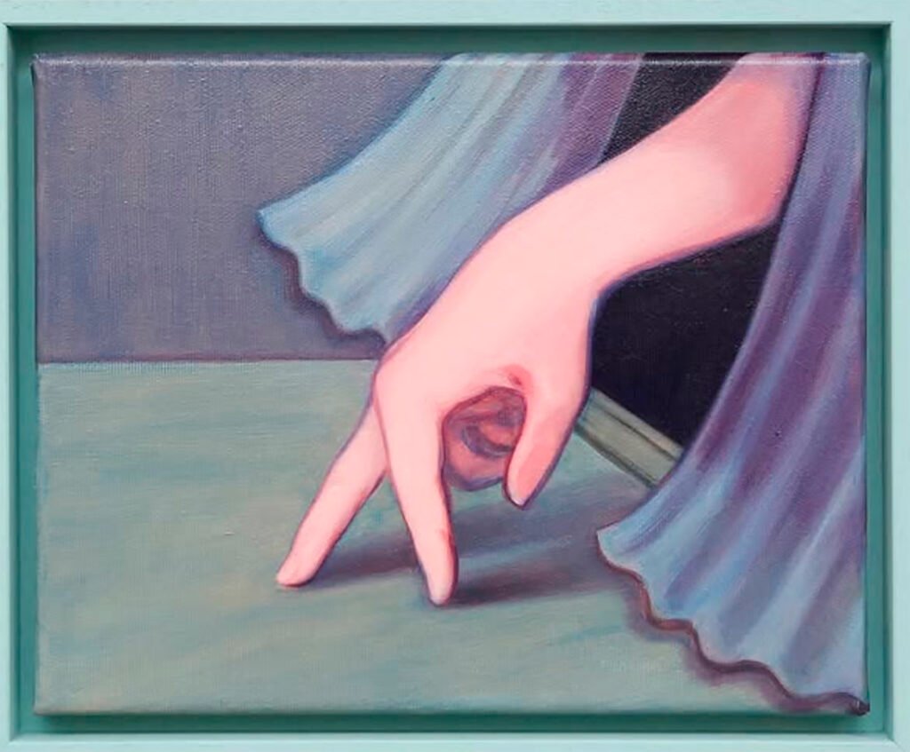 Una pintura narrativa que difumina las fronteras entre realidad y ficción, cuya clave de comprensión se le escapa al espectador y le deja plena libertad de interpretación.