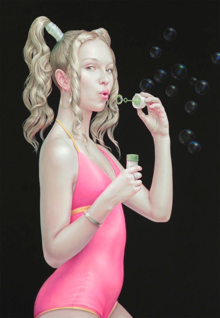 Las figuras retratadas por Salustiano se convierten en tipos iconográficos de nuestro tiempo, consiguiendo ser el paradigma de un nuevo neorenacimiento de rotunda contemporaneidad.