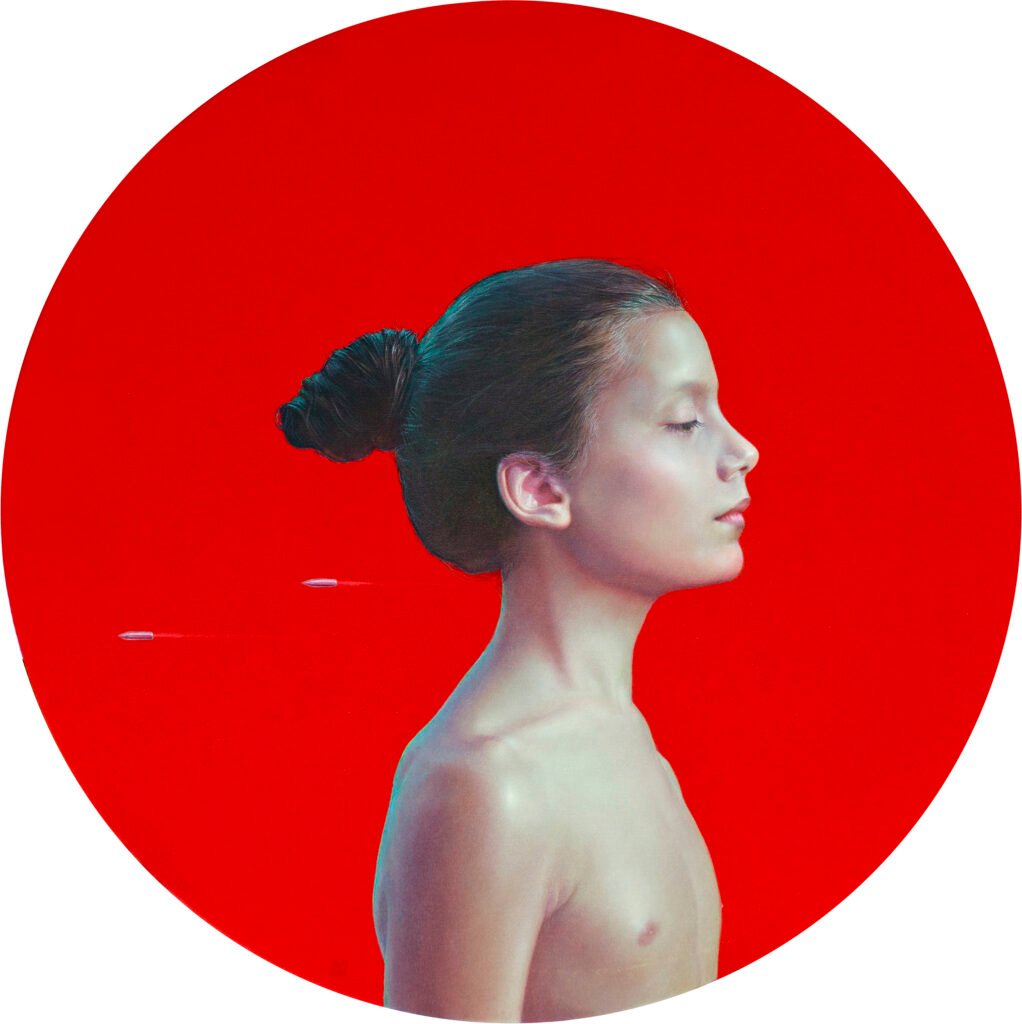 Salustiano dice: Mi pintura no es un segmento narrativo; sólo intento construir un poema como una línea sin fin, como un hilo infinito que nos ensarta y nos une en un tejido de versos.