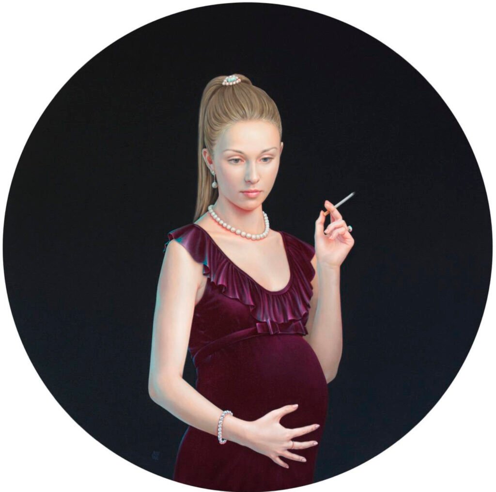 los retratos de Salustiano son impactantes, sobresalen por la brillante técnica de ejecución y esa fina elegancia que sólo consiguen los clásicos. 