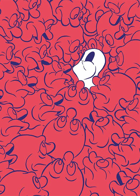 Om, un personaje pequeño e inocente, intenta sobrevivir ante fuerzas que lo superan.