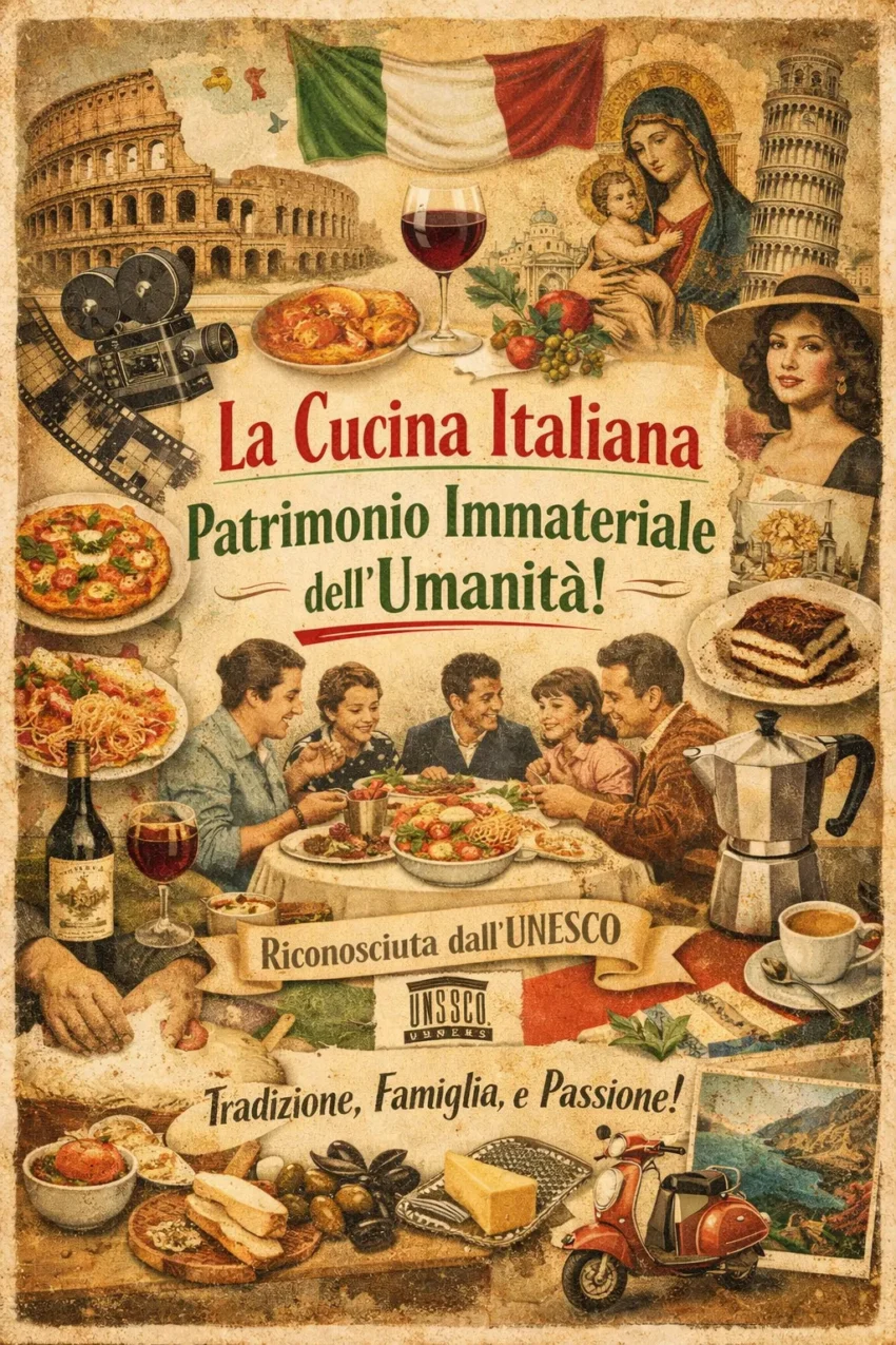 No es solo un conjunto de platos o recetas, sino un ritual de amor, un lenguaje hecho de gestos, aromas y sabores que mantienen unido a todo un país. Alrededor de una mesa puesta, Italia se reconoce a sí misma: allí se comparten sueños, se discute, se hacen las paces, se transmiten recuerdos.
