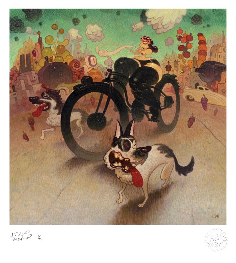 Formado en el dibujo narrativo y el pulso del cómic underground, Dave Cooper despliega un universo poblado por figuras femeninas elásticas, criaturas híbridas y escenarios que parecen sueños con resaca.