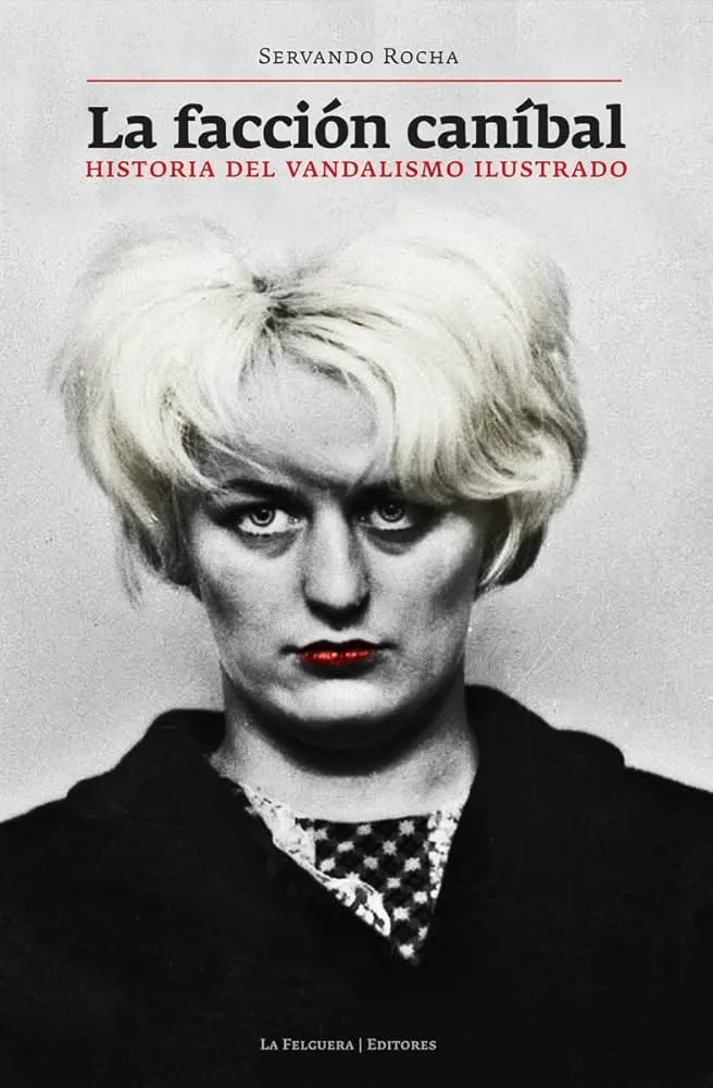 La Facción Caníbal. Historia del Vandalismo de Ilustrado de Servando Rocha es un ensayo narrado como si fuese una historia viva, con continuos cambios de escenarios, épocas y también protagonistas, y donde los cantantes de rock and roll parecen hablar a los grandes maestros del crimen, o viceversa.