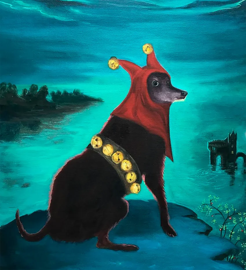 El trabajo del Alex Hudson es una investigación conceptual sobre la pintura en sí misma, un entramado de ideas y referencias veladas que cristalizan en escenas, retratos o paisajes donde alegorías y ideas filosóficas coexisten con imágenes llenas de humor, explícitas y vulgares.