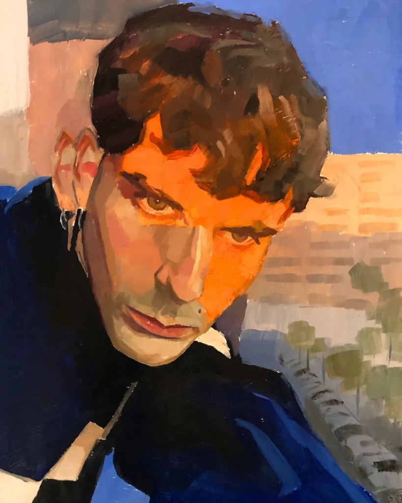 Las pinturas de Alonso del Moral condensan múltiples capas de sentido y revelan las paradojas que operan tanto en la construcción del yo como en la percepción de la realidad.