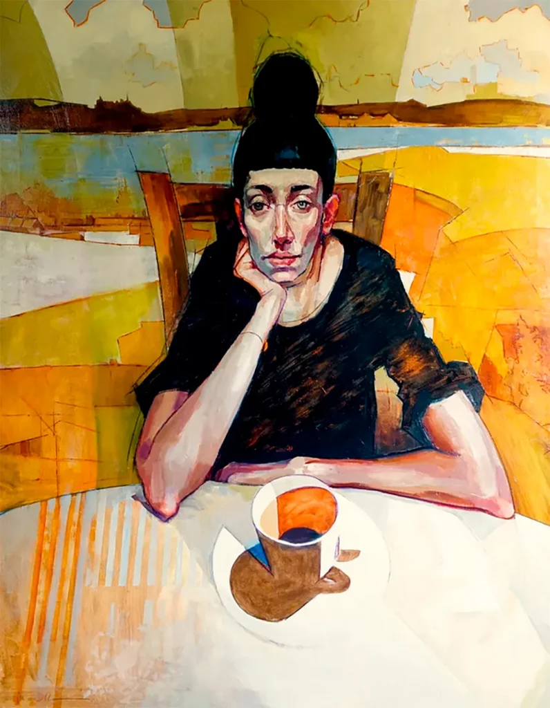 Para Carmen Mansilla, pintar es un acto de comunicación: el cuadro comienza como una intuición, pero pronto es la propia obra la que marca el camino, habla y exige ser escuchada.