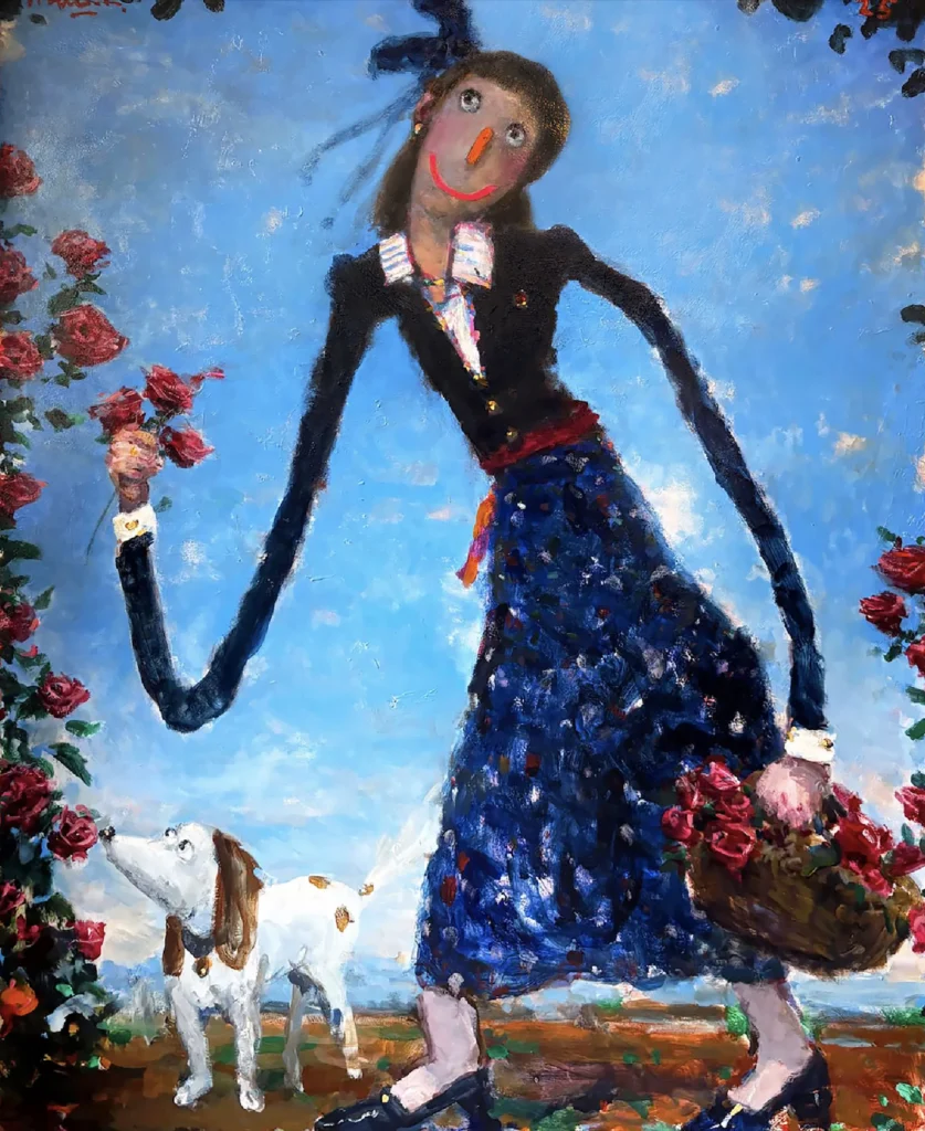 En los lienzos de Iván Quesada, la pintura parece deshacerse y entrar en tensión con el dibujo tradicional; las formas pugnan por escapar mientras las explosiones de color dominan la superficie.