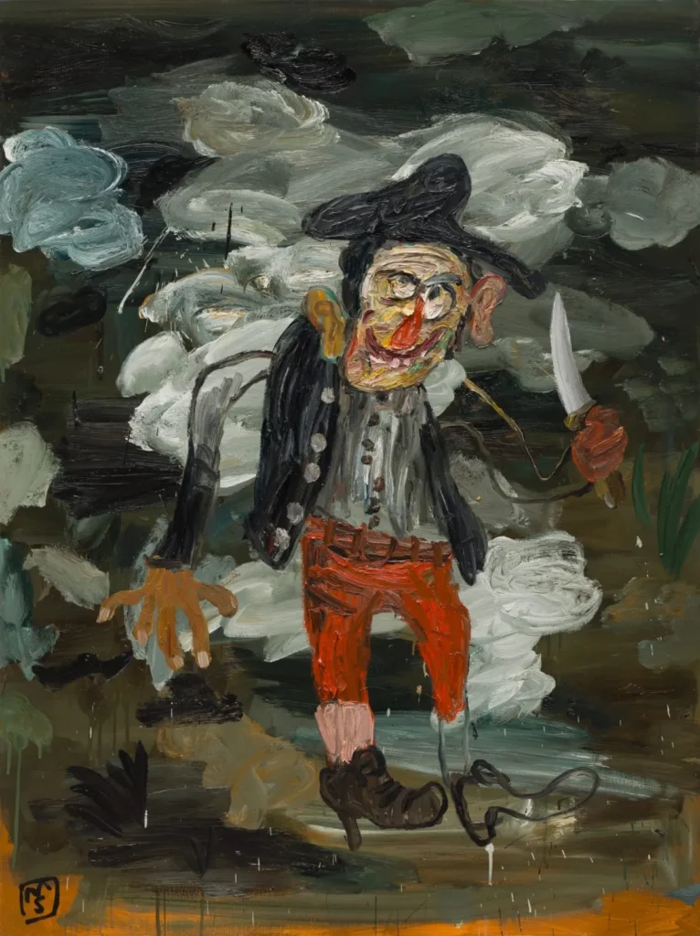 A través de este lenguaje pictórico, Matías Sánchez reflexiona sobre su propio entorno y sobre la sociedad actual, invitando al espectador a adentrarse en un universo personal donde la pintura se reivindica como medio esencial.