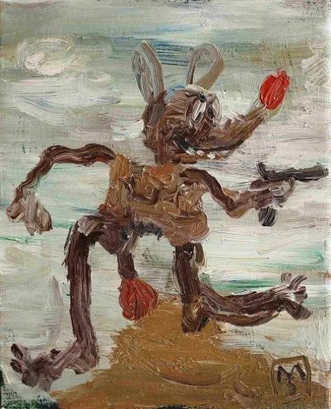 A través de este lenguaje pictórico, Matías Sánchez reflexiona sobre su propio entorno y sobre la sociedad actual, invitando al espectador a adentrarse en un universo personal donde la pintura se reivindica como medio esencial.