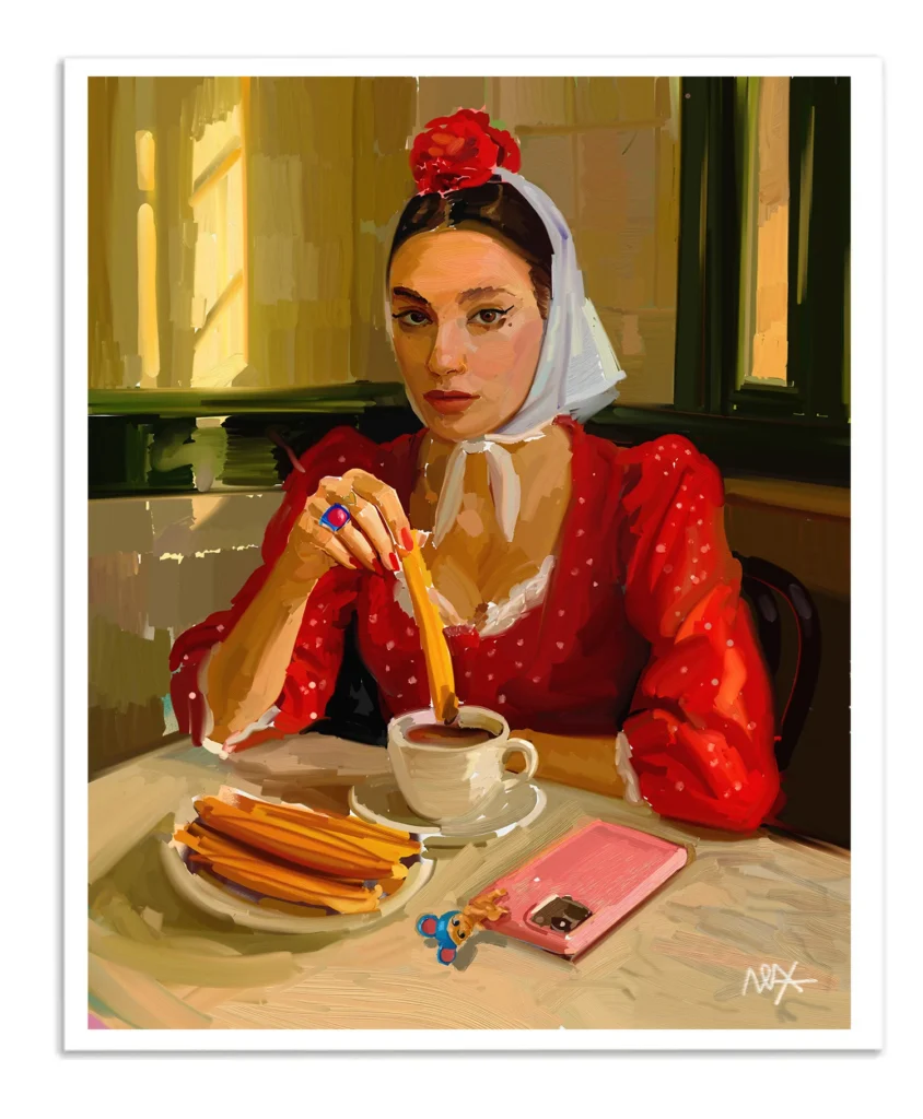 Nacido en Madrid en 1985, Alex afirma que desde niño “escribía dibujos”. En los márgenes de las cartillas escolares crecían más garabatos que tareas, pequeñas rebeliones de tinta que anticipaban una vocación inevitable.