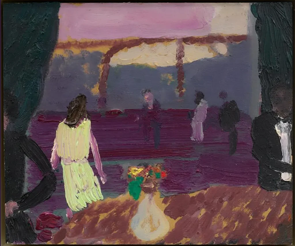 A lo largo de su trayectoria, Heichel ha sabido nutrirse de la influencia de figuras clave como Charles Burchfield, Paula Modersohn-Becker y Ernst Ludwig Kirchner, absorbiendo de ellos una comprensión expresiva del color y la forma. Sin embargo, su lenguaje es profundamente personal: manipula ambos elementos hasta situar al espectador en un territorio ambiguo, donde los sujetos se desdibujan sin perder su anclaje en una realidad reconocible. Es en ese delicado equilibrio entre lo abstracto y lo tangible donde reside la fuerza de su propuesta.