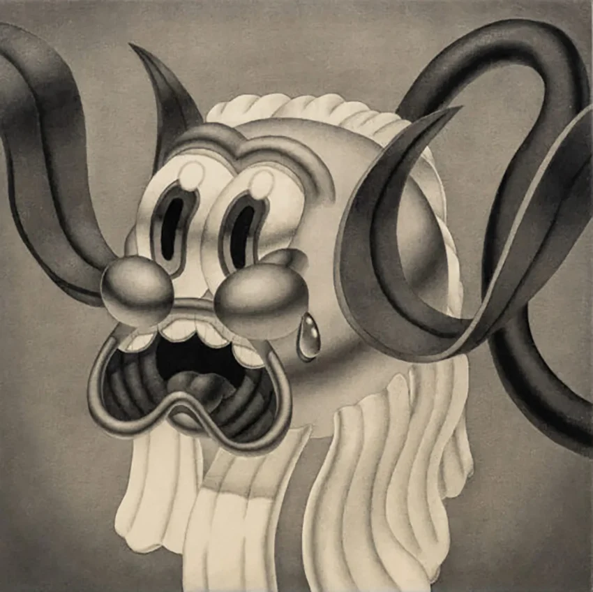 El imaginario de Fernando Tinoco, poblado por seres distorsionados y narrativas fragmentadas, refleja una generación marcada por la sobreexposición afectiva, el humor negro y la estética del absurdo.