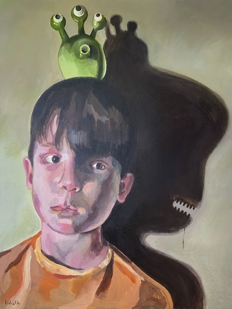 “Huele a quemado” ha sido la serie que Inés Salvade ha presentado en la feria de arte Hybrid art fair 2026.