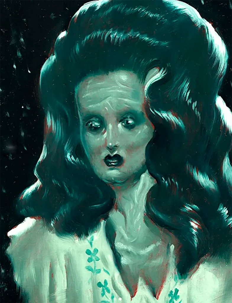 Ryan Heshka inventa sus personajes para crear sus propias obras de arte, pero dándoles un toque de humor e ironía que las convierte en algo artísticamente nuevo, desafiante y cargado de sátira. Y además, las usa como una crítica a la sociedad en la que le toca vivir, con la que no estaba de acuerdo y decide intentar transmutar la percepción creando esas situaciones cómicas y mundos paralelos.