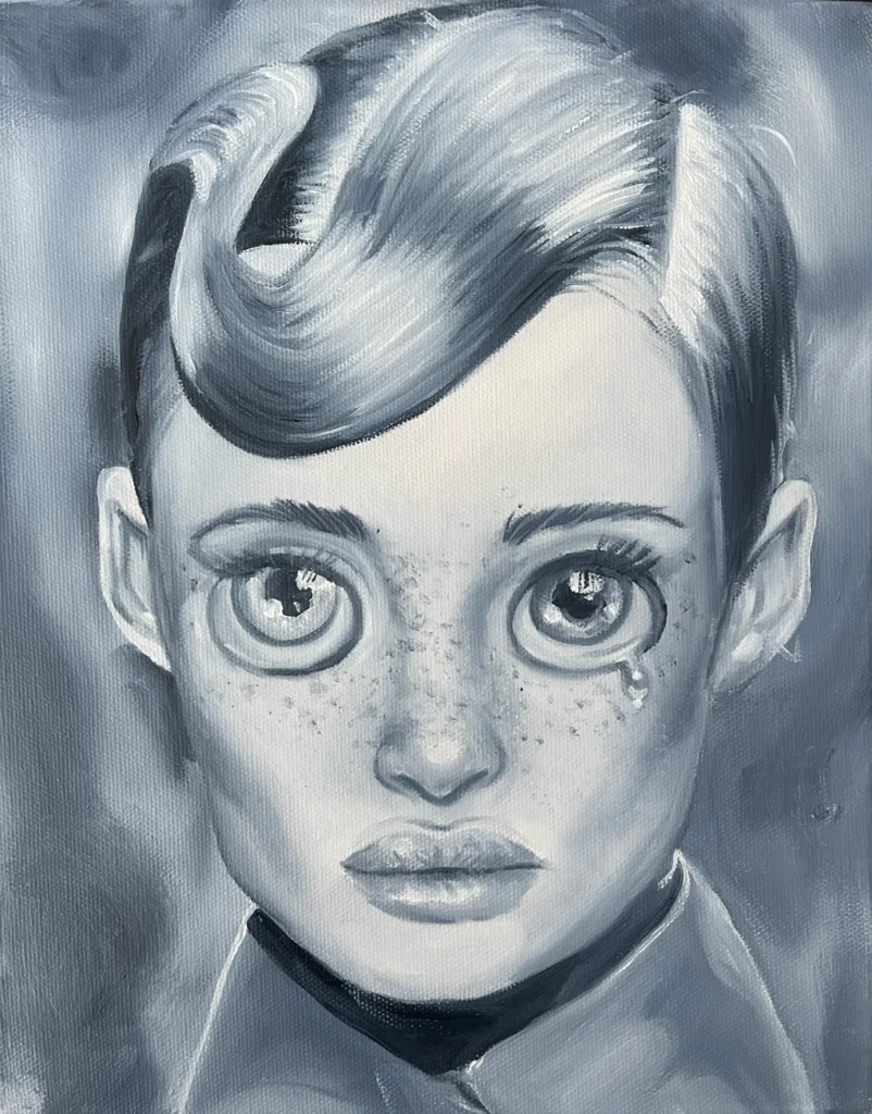 Las pinturas anteriores de Stein, en cierto modo, se conectan con la tradición psicoanalítica de Freud: hacen visibles los efectos del entorno sobre el sujeto. Sus obras parecen socialmente críticas y contemporáneas, exponiendo sentimientos de aislamiento y desorientación sin representar referencias tecnológicas explícitas. Los símbolos que integra deliberadamente pueden significar igualmente su opuesto.