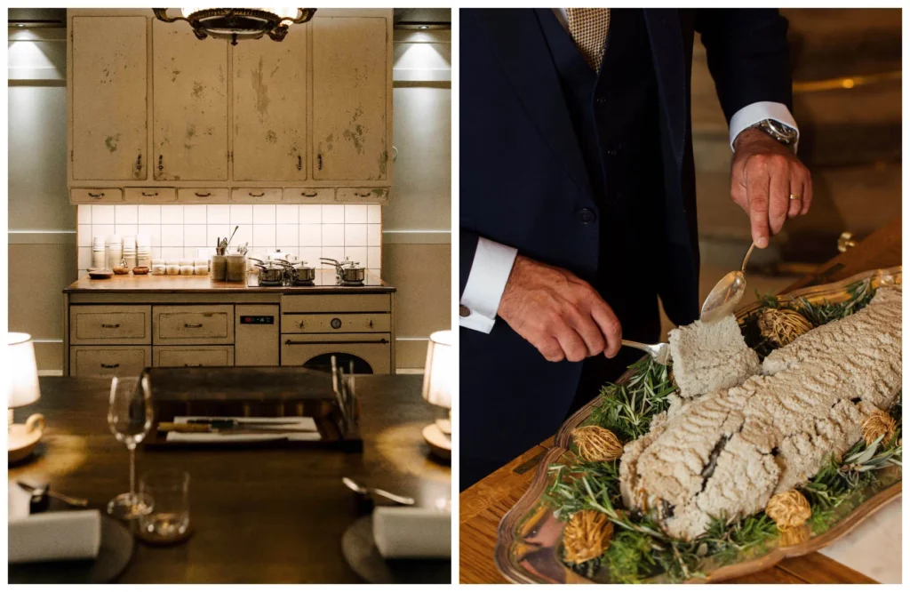 Los comensales pueden esperar que el servicio sea una expresión más clara de identidad. En Hangzhou, con La Villa, y en Panand (Malasia), con Mémoire, el servicio con carrito vuelve a ponerse de moda, creando una experiencia gastronómica más rica e interactiva. Algo similar se observa en Francia, donde el service au guéridon —carne o pescado servido en un carrito, elegido en la mesa y luego trinchado o terminado en el comedor— supone una forma de volver a situar el servicio de sala en el centro. Sin embargo, esta atención tradicional contrasta totalmente con otra tendencia: el auge de la barra.