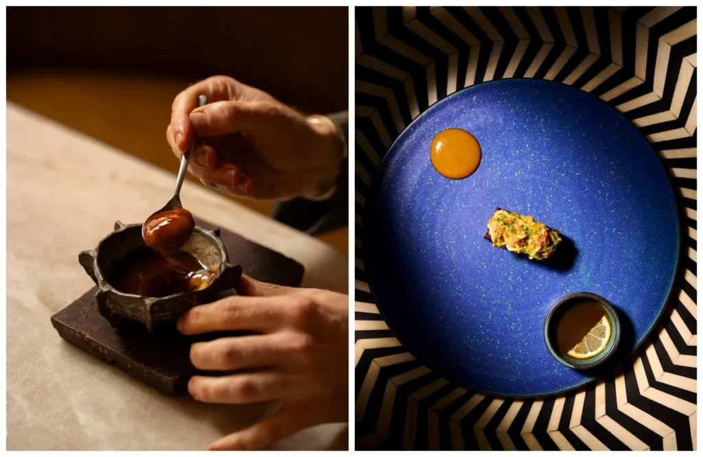 En muchos destinos, los chefs se inclinan cada vez más por el amargor y el umami, un sabor rico, carnoso y salado de la cocina japonesa que potencia diversos platos. Al mismo tiempo, la endibia y la achicoria se han convertido en ingredientes estrella; y la fermentación, el envejecimiento, las algas y los caldos concentrados añaden estructura a las elaboraciones.